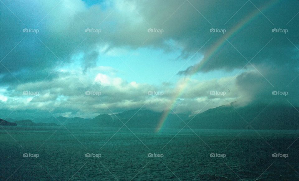 Rainbow in Alaska 