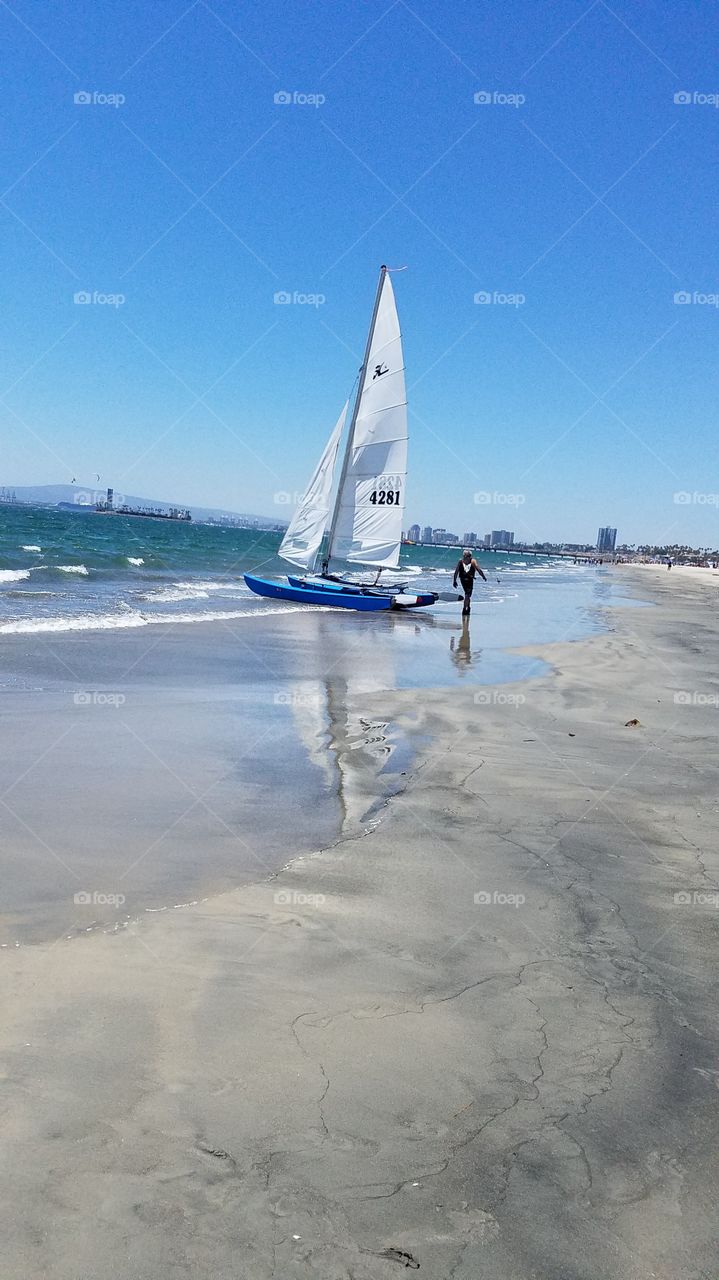 Sailing in Southern California