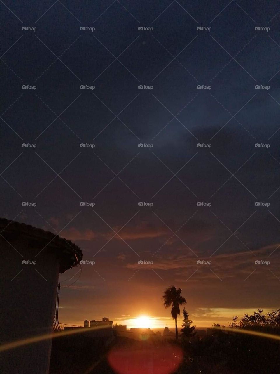 The sunset is one of the most beautiful medical scenes