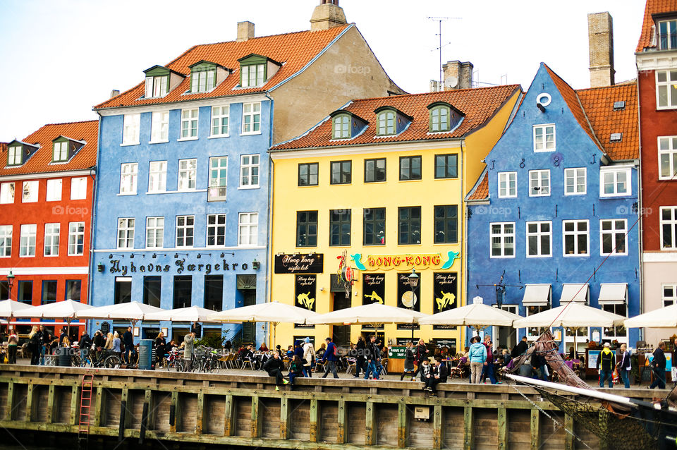 Amazing Copenhagen . Amazing and colored Copenhagen 