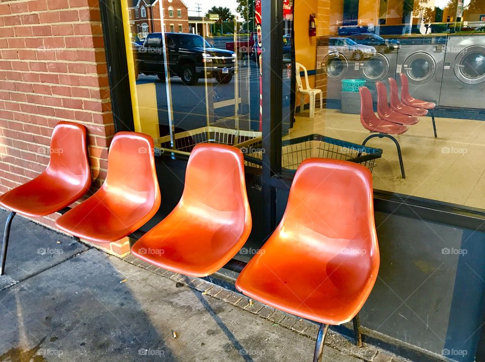 Orange Plastic Chairs