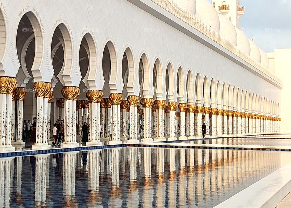 Architectural Marvels, Amazing White Mosque Architecture, Abu Dhabi