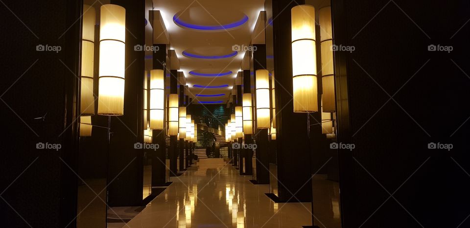 The lobby of the Hotel Indonesia Kempinski Jakarta in the Indonesian capital