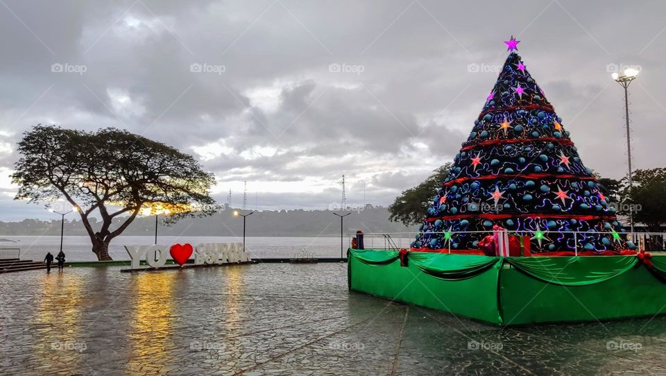 Atardecer en Navidad