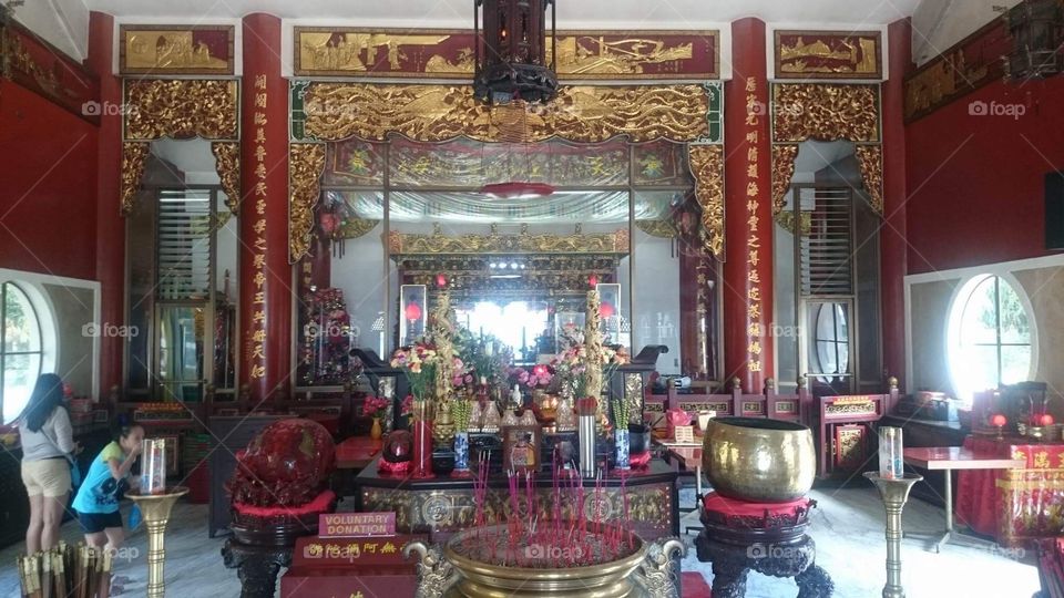 Inside a Chinese Temple