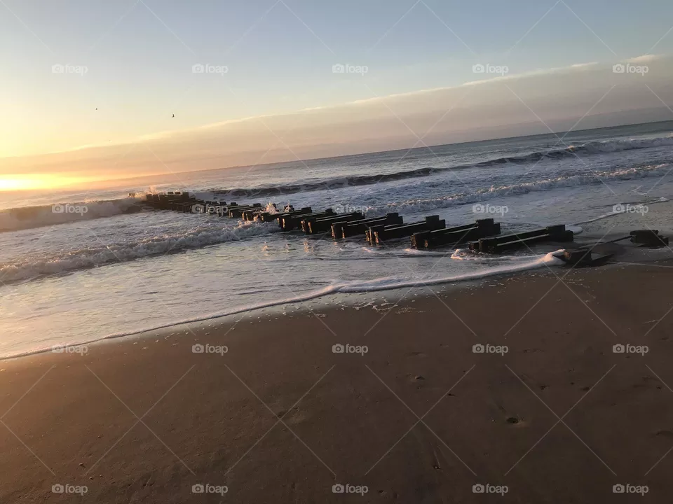 Wave of sunset 