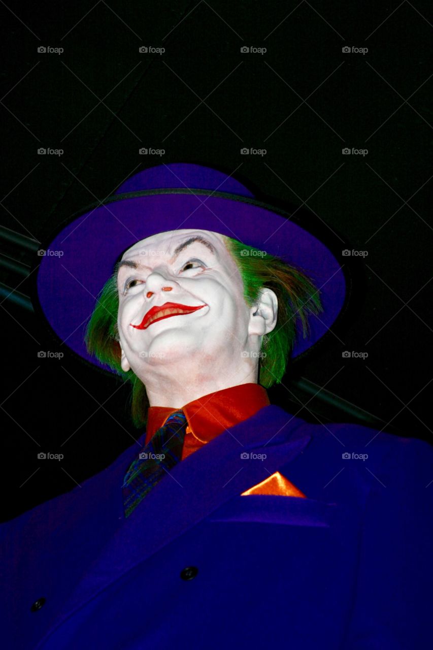 Waxwork of Jack Nicholson as the Joker 