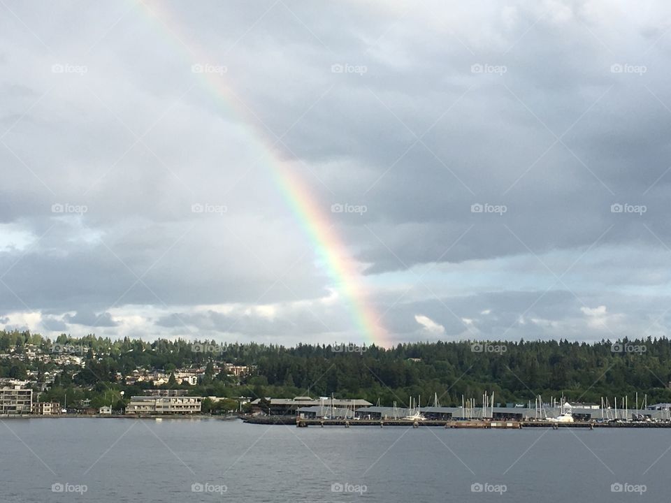 Pacific Northwest rainbow
