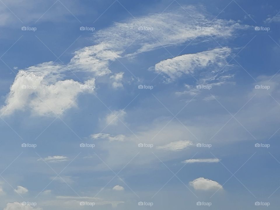 Beauty of the sky and clouds design around  us