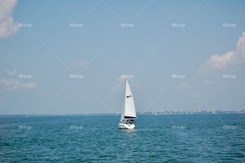 Sailboat On A Sunny Day