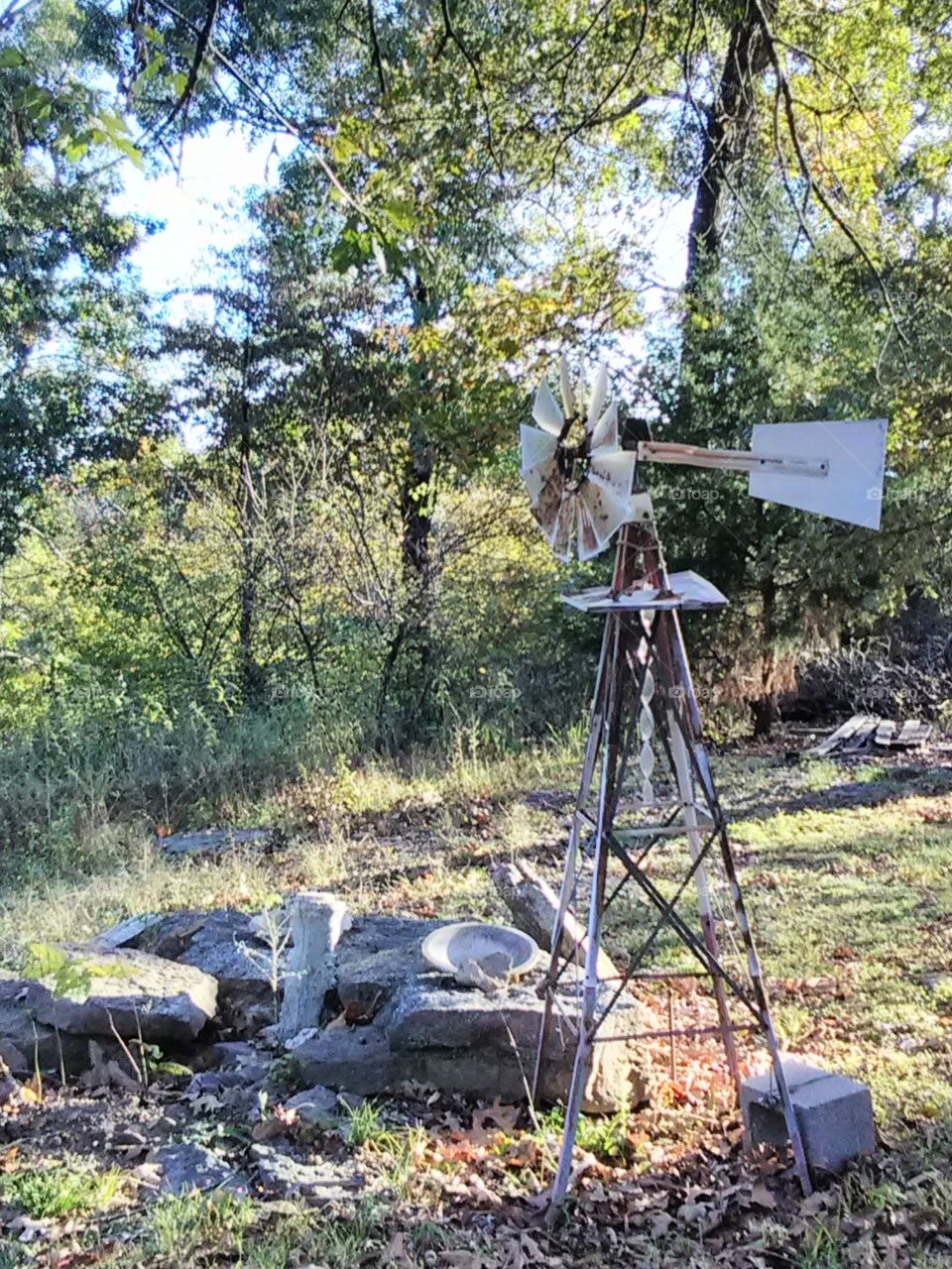 windmill in fall picture