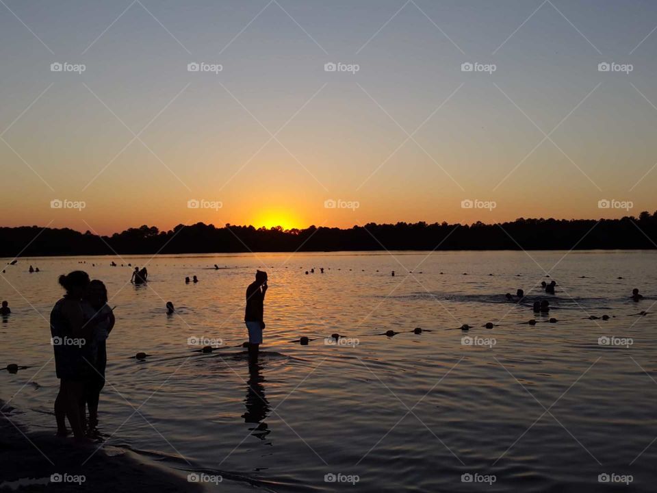 Sea, water,dawn, sunset