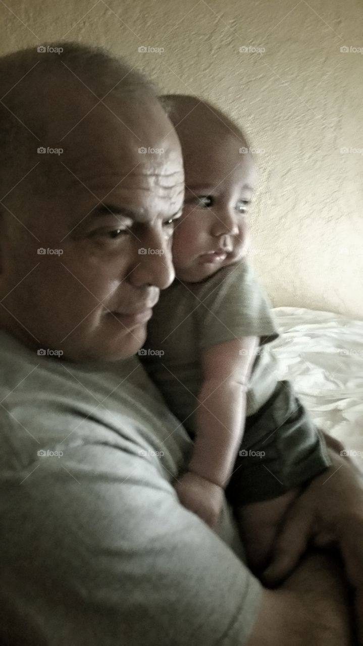grandpa and boy