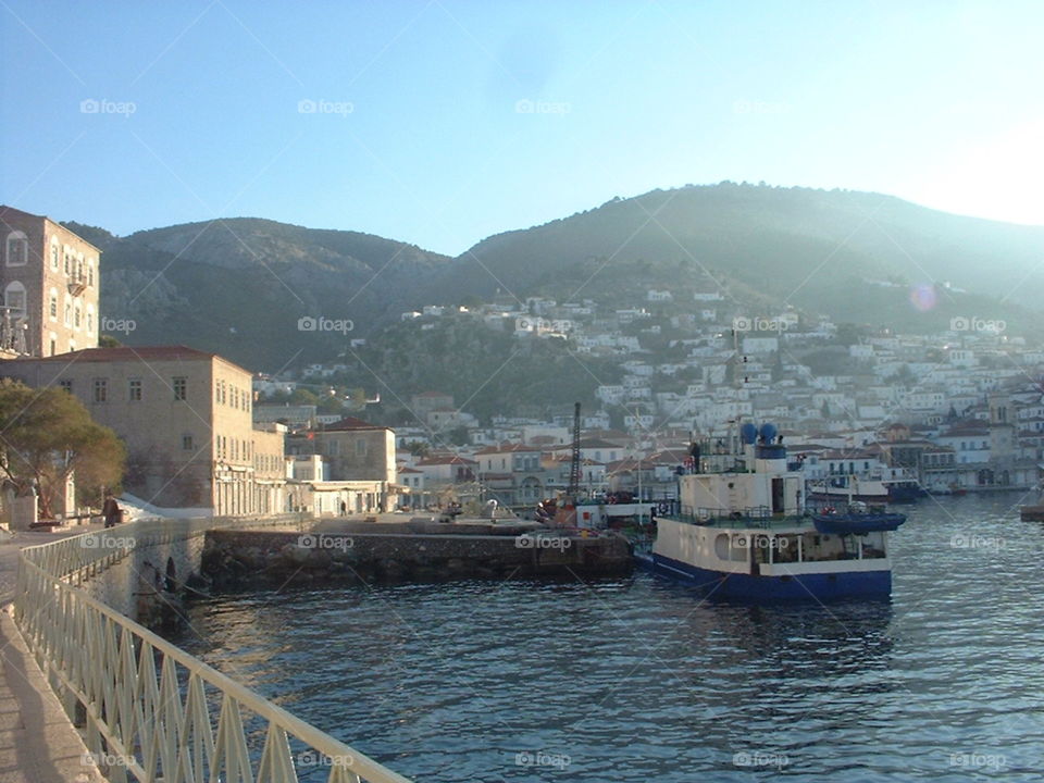 Port landscape view