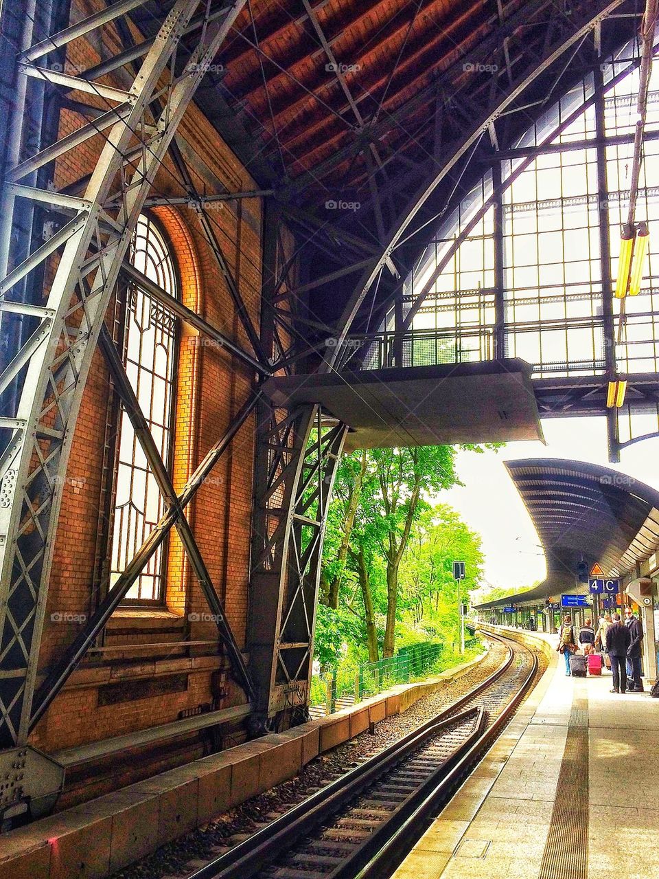 Train station in Hamburg