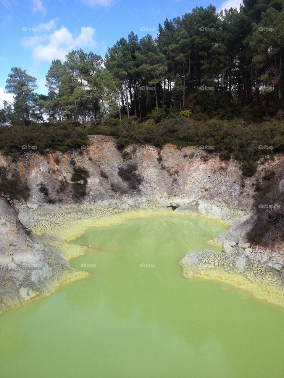 Rotorua volcanic pool