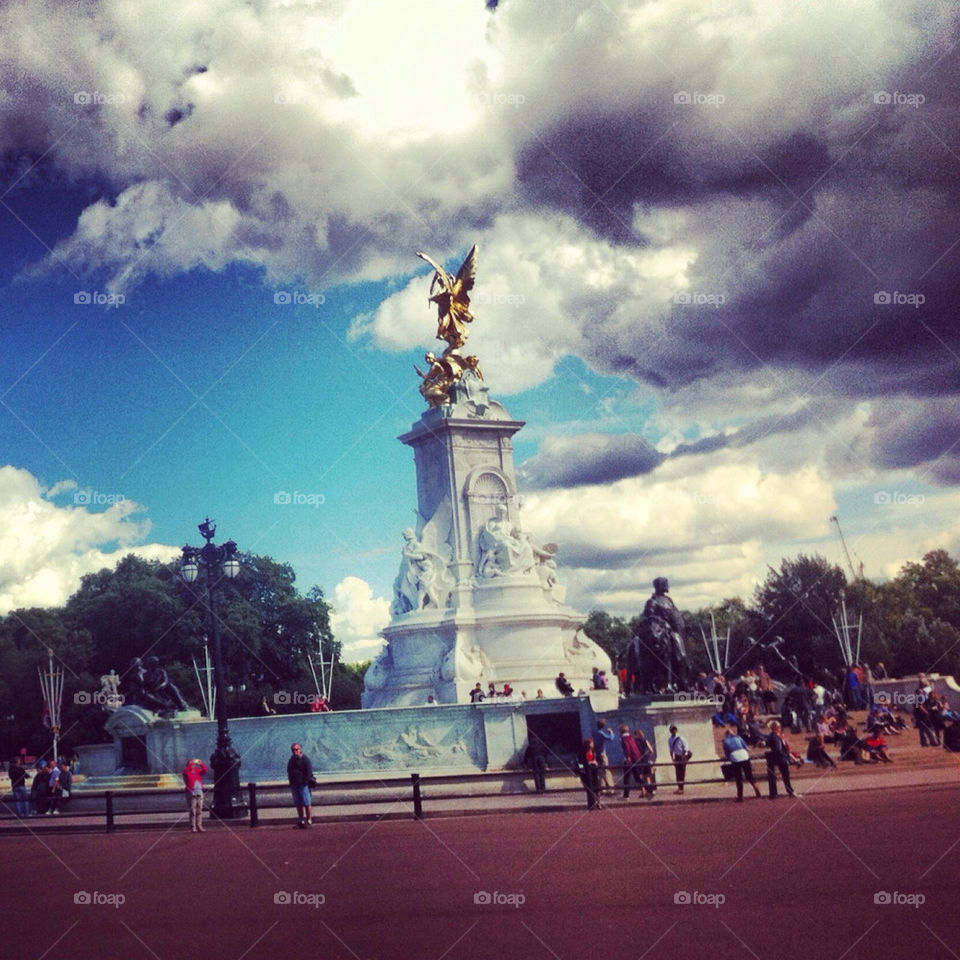 pretty london england statue by Zita
