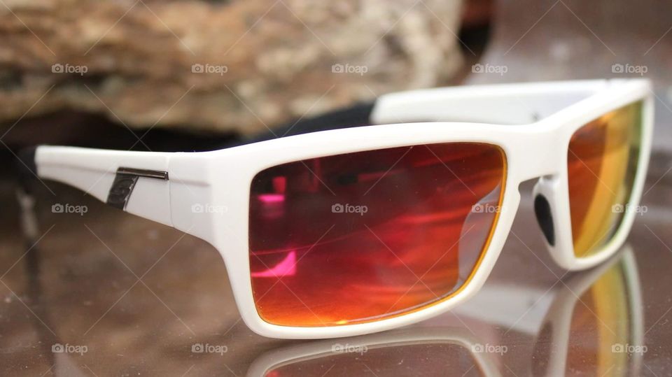 closeup of some sunglasses