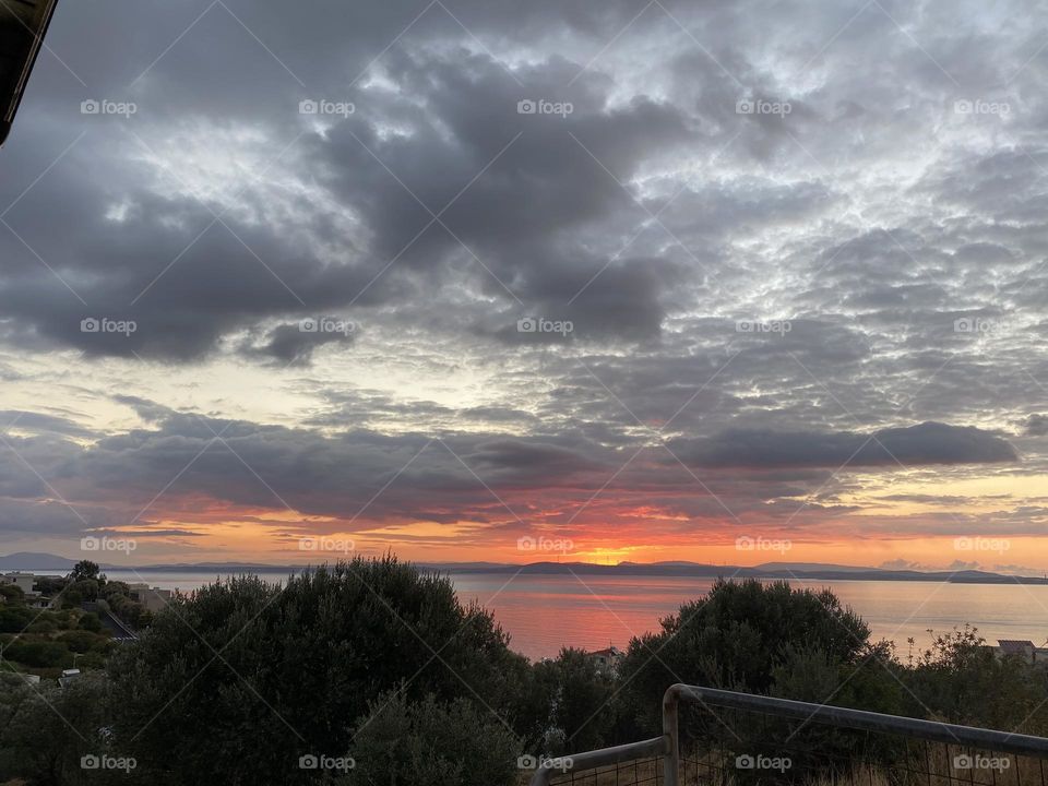 Sunrise from my balcony 🥰