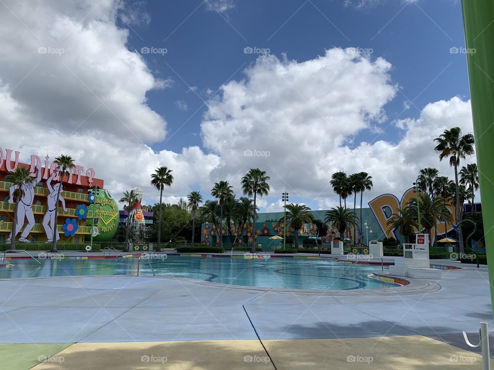 Beach, Dug Out Pool, Palm, Travel, Tree