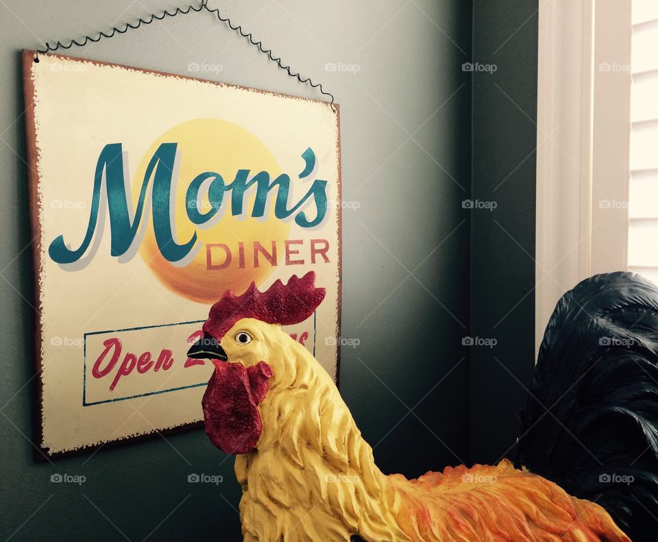 Mom's Diner in color 