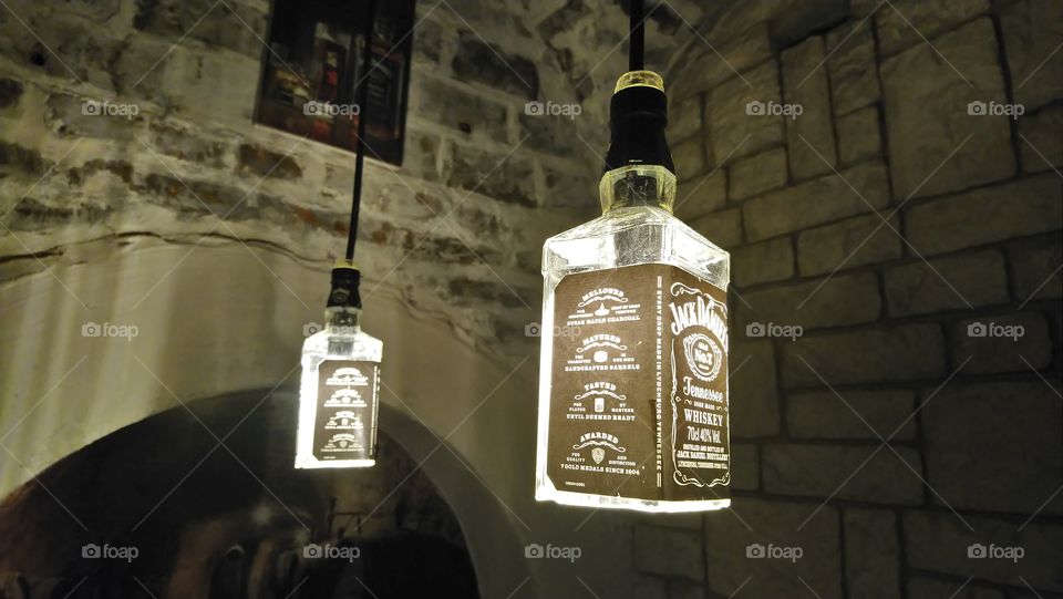 Jack Daniel's lamps