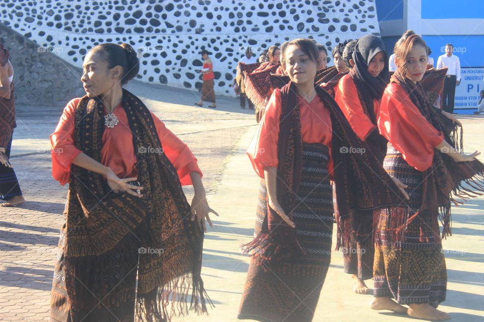 Traditional dance, Ende, Flores Island, Indonesia