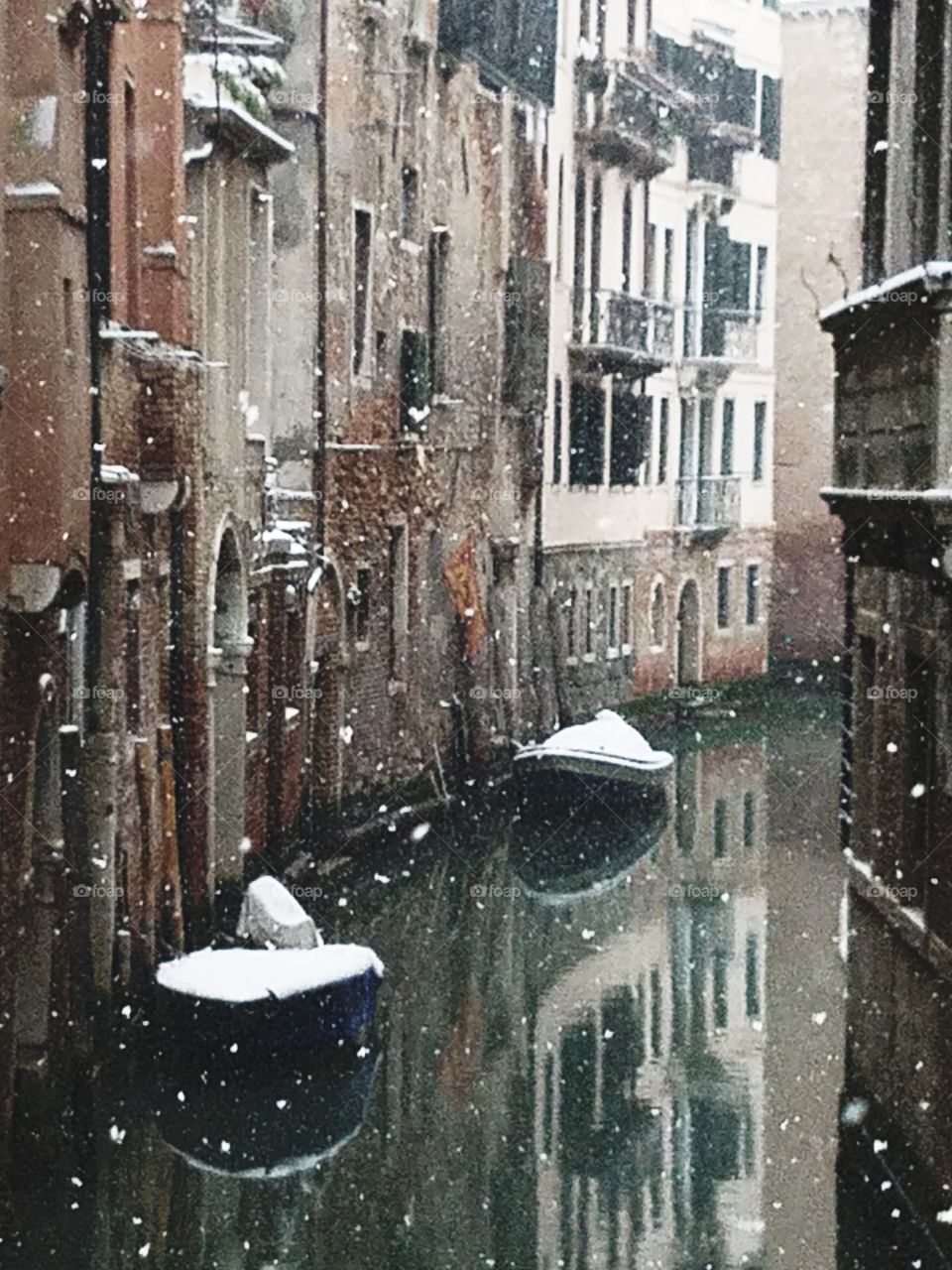 snow in Venice