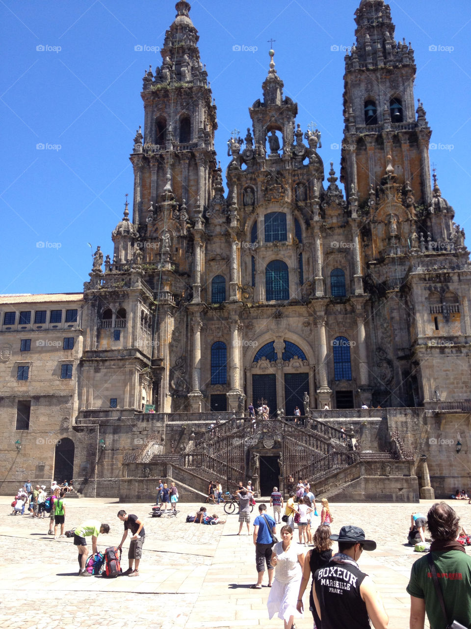 cathedral galicia santiago de compostello by knutigro