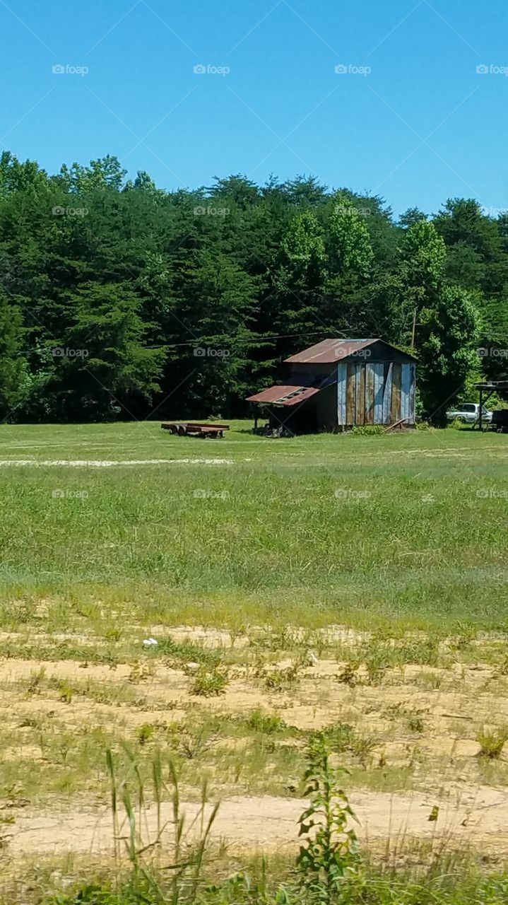 North Carolina old shed