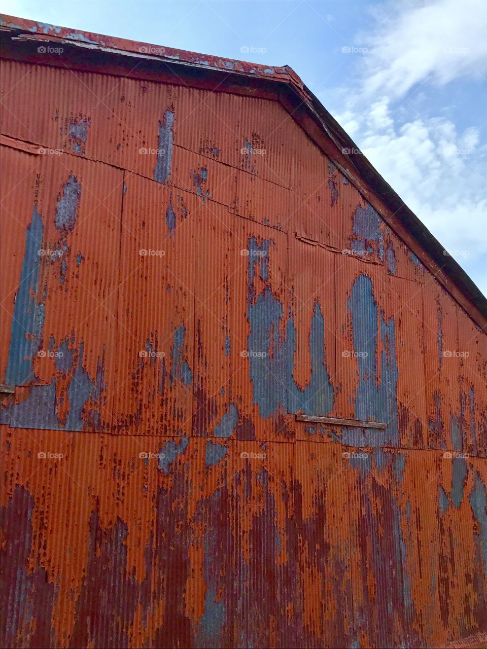 Peeling Paint on Barn