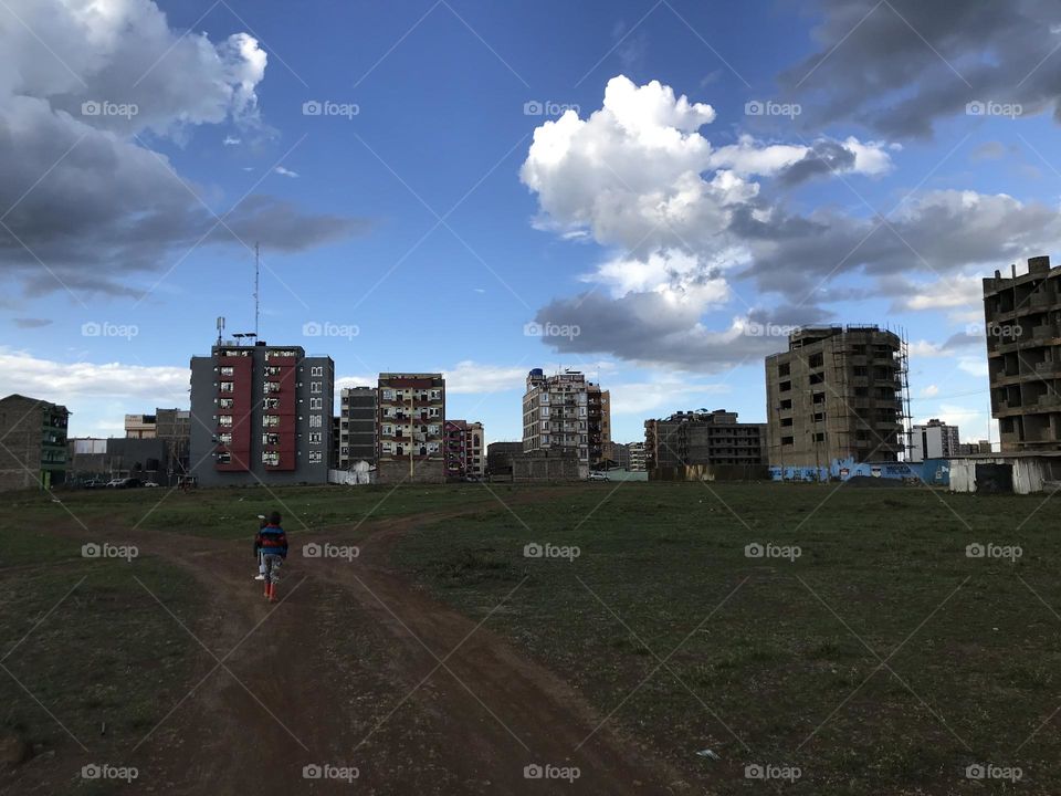 Architecture sky built structure building exterior Cloud horizon building Skyline City urban area landscape Cityscape