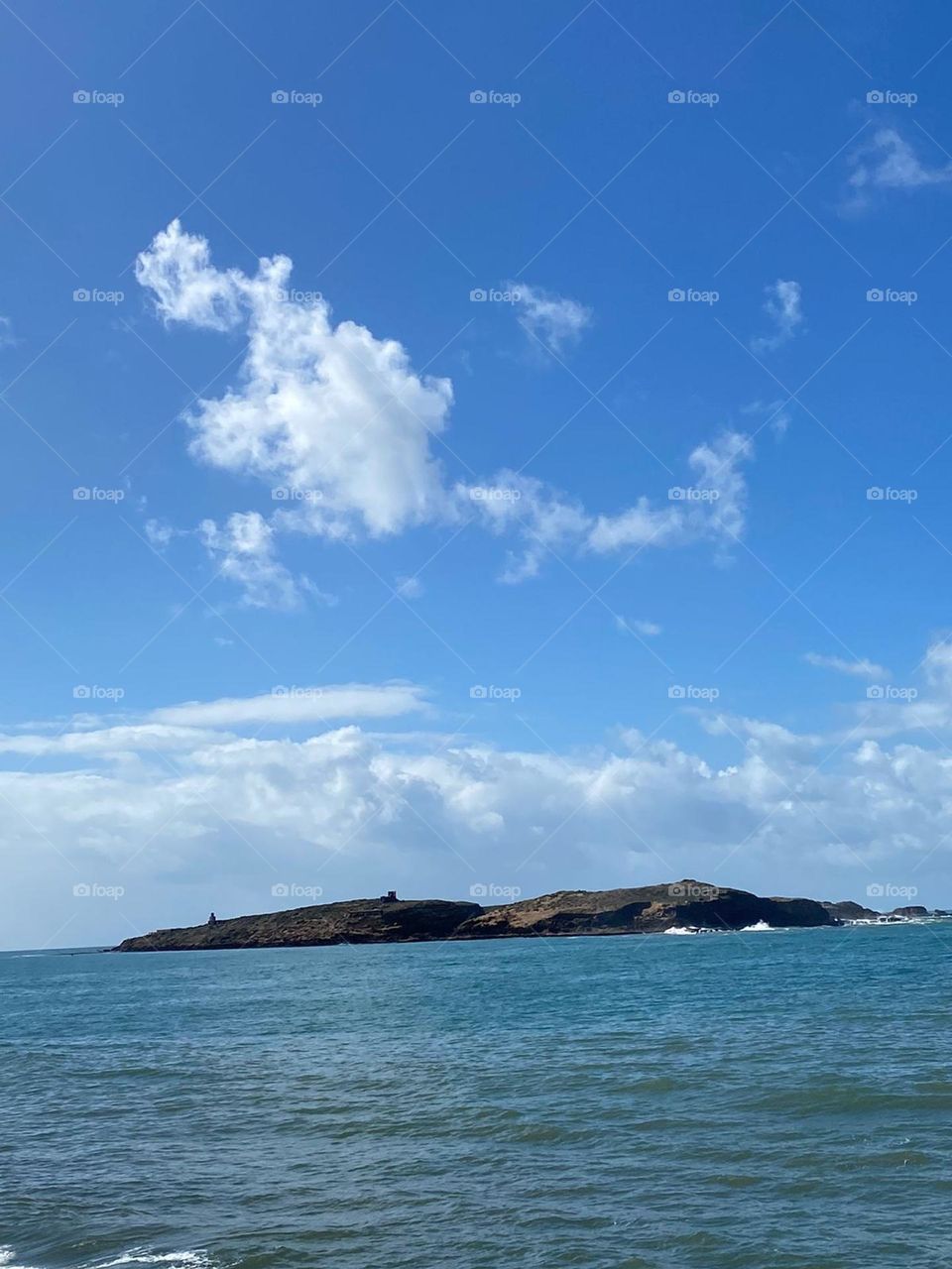 Small Island at essaouira city in Morocco