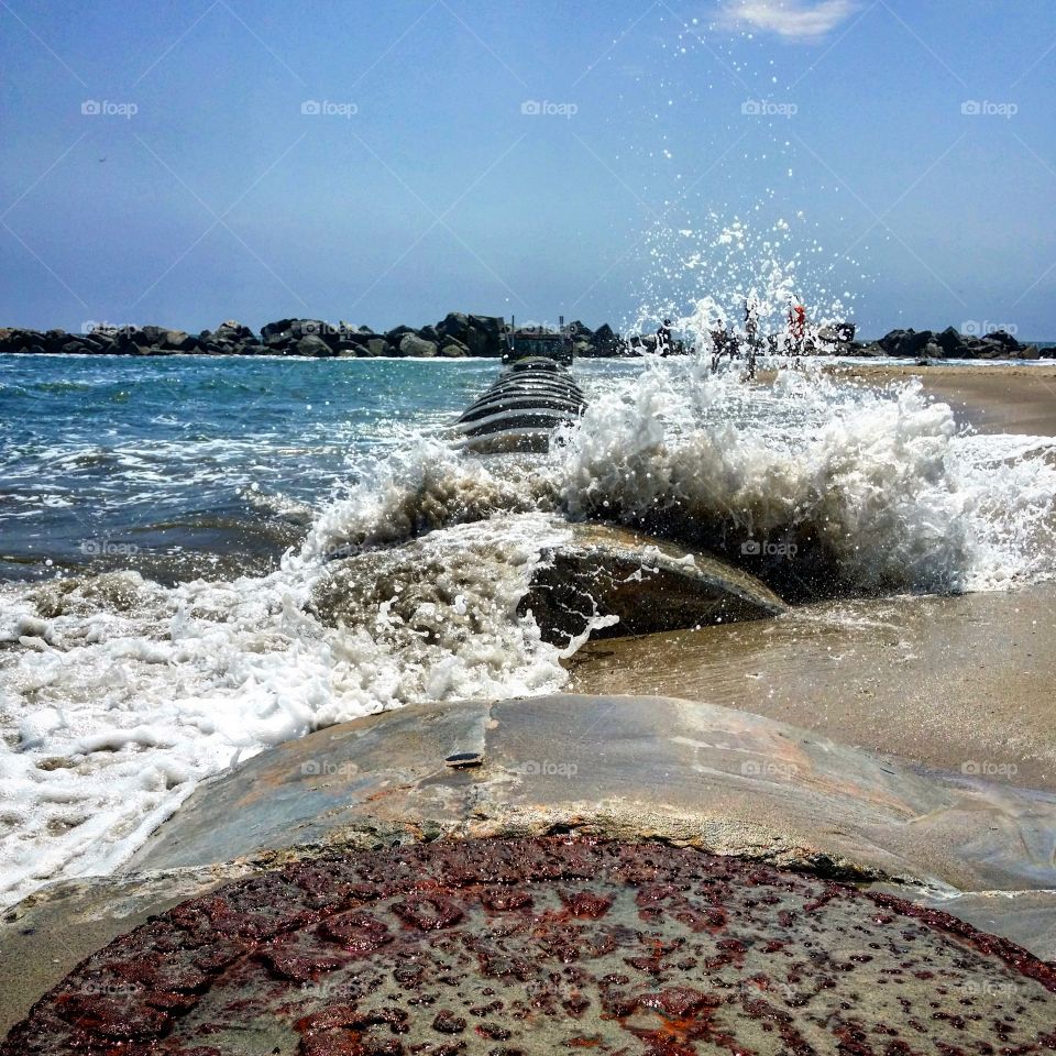 SPLASH over concrete in CA