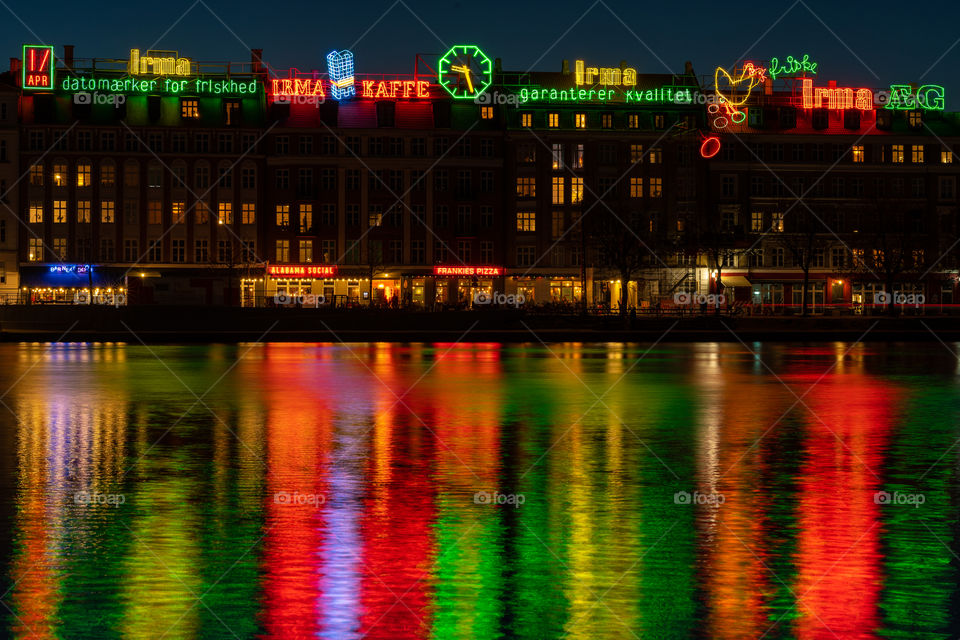 Colorful skyline