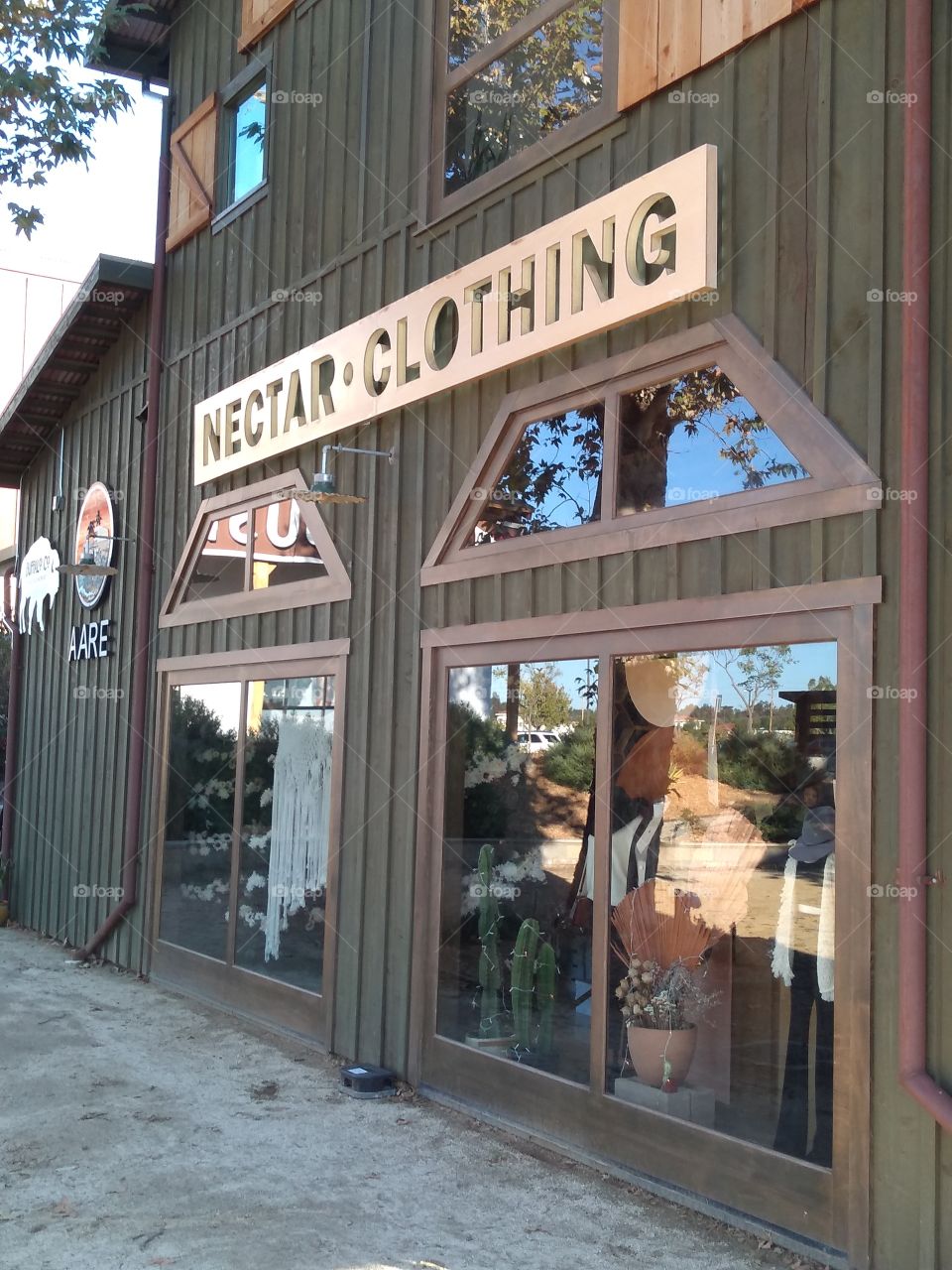 self-employed business//antique clothing store at Farmer's market