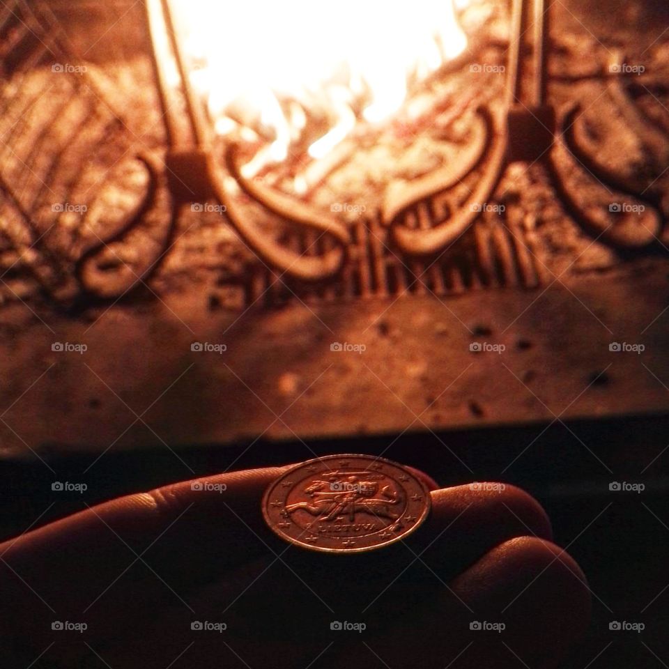 Collection euro coins