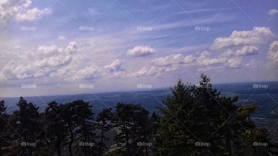 Clouds before rain