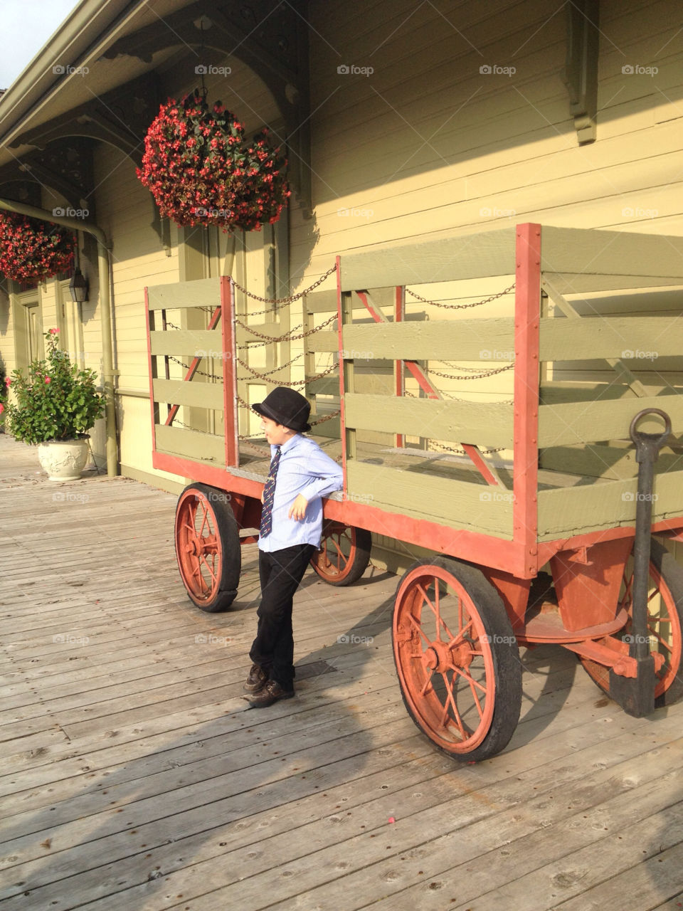 Untouched photo at the St Charles, Mo. River Front Park Train station