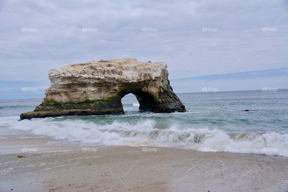 Natural Bridges state marine reserve in California 