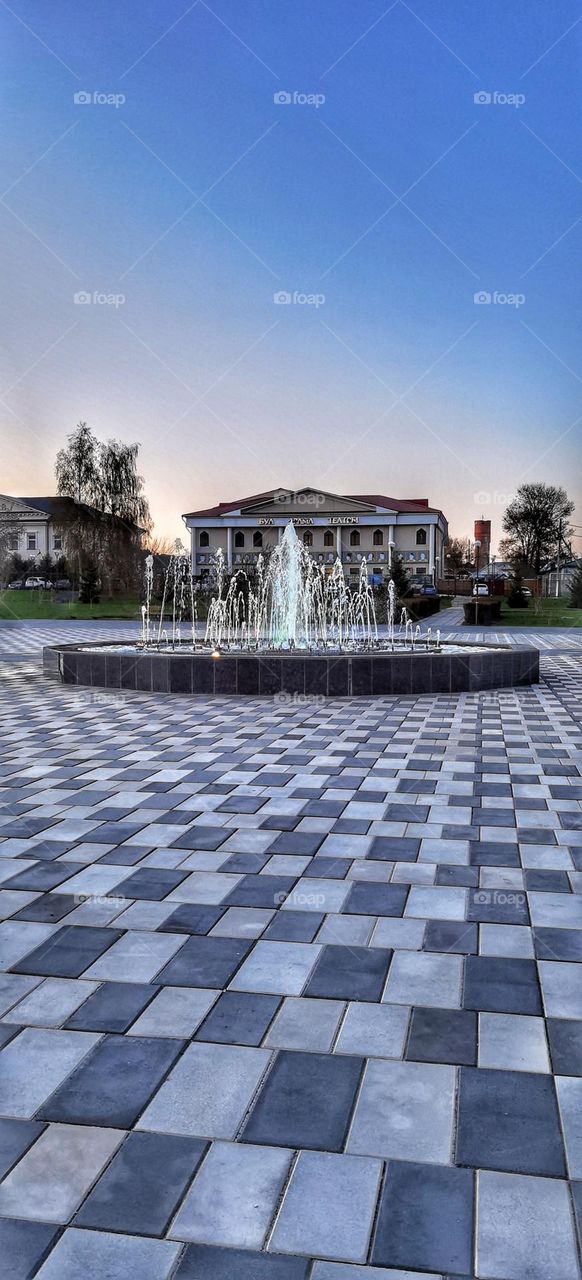 Fountain on the square