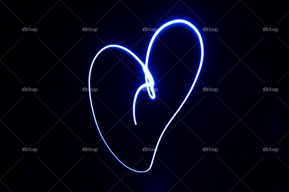 blue love draw symbol by sacconluca