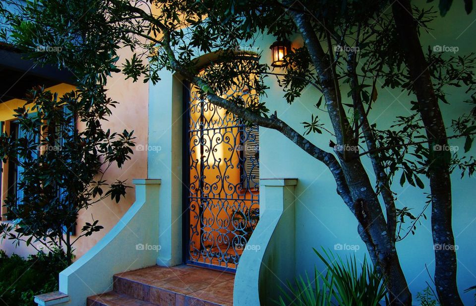 Wrought Iron door