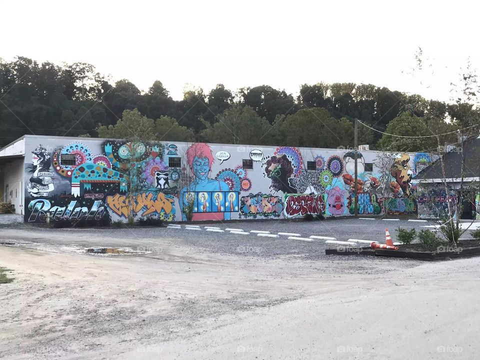 Asheville, North Carolina graffiti fun