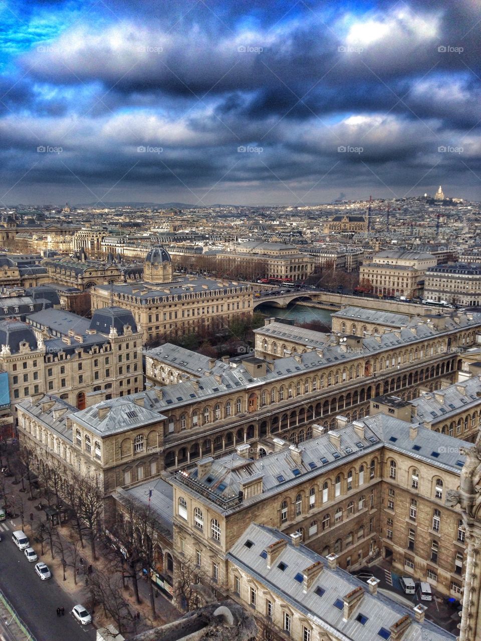 Paris, France from the Notre-Dame