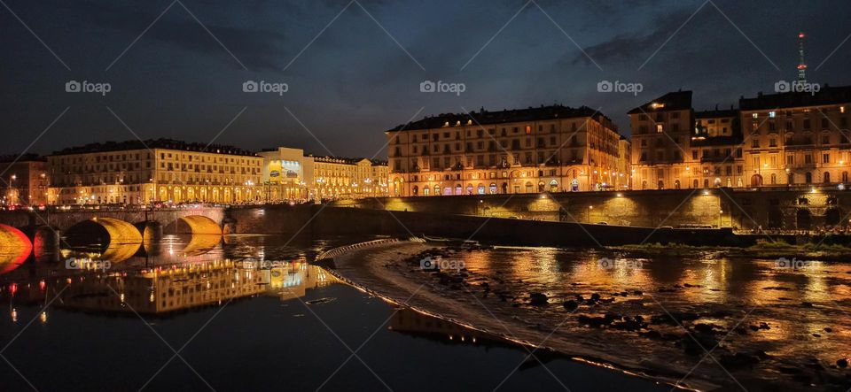 Turin river Po