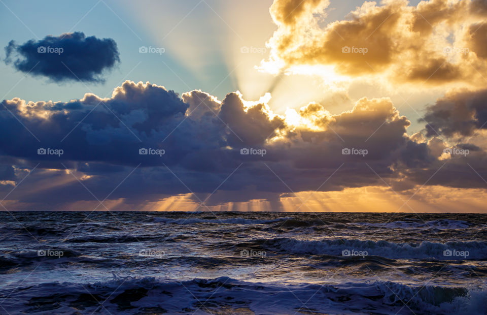 Sonnenuntergang in Dänemark 