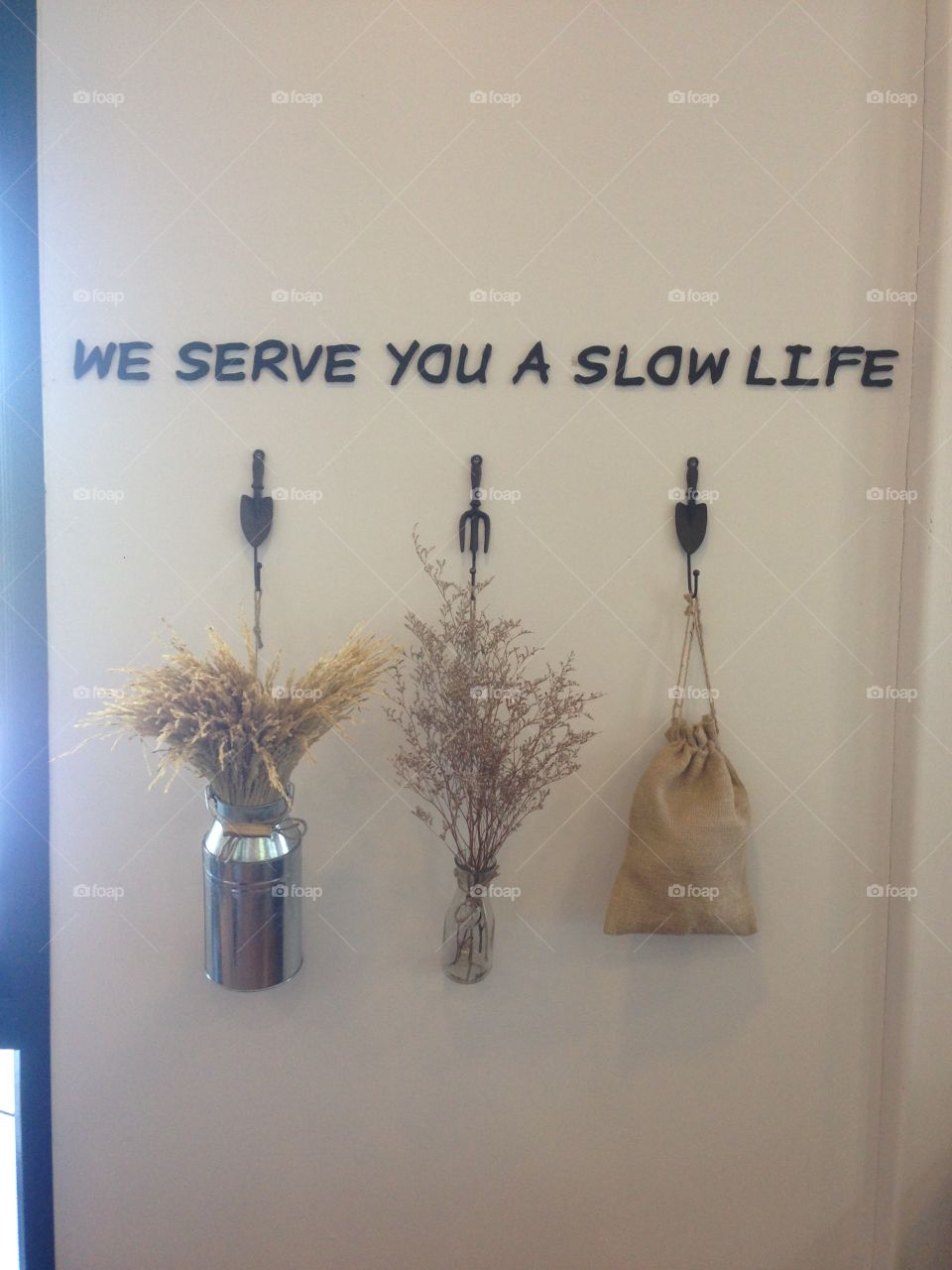 we serve you a slow life