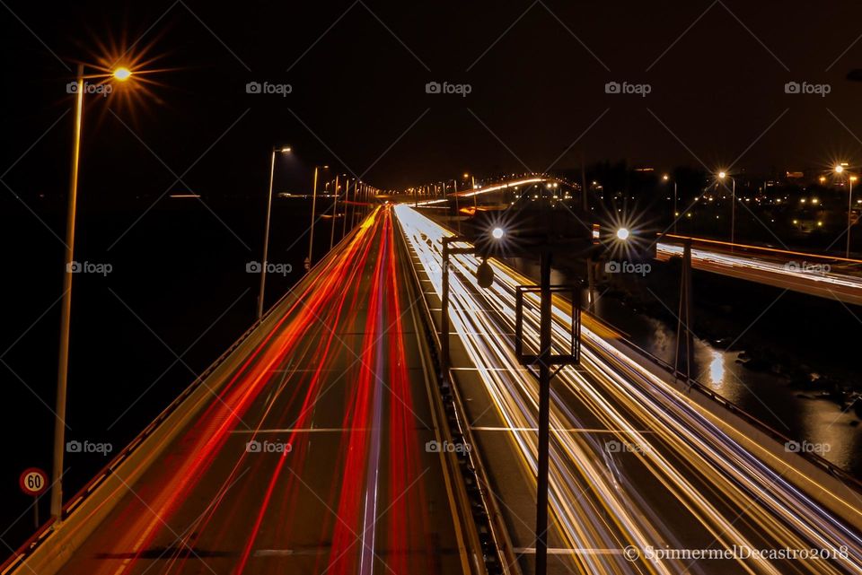 LongExposure experiments over the bridge