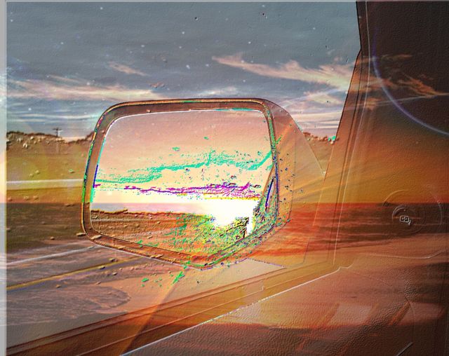 psychedelic sunset